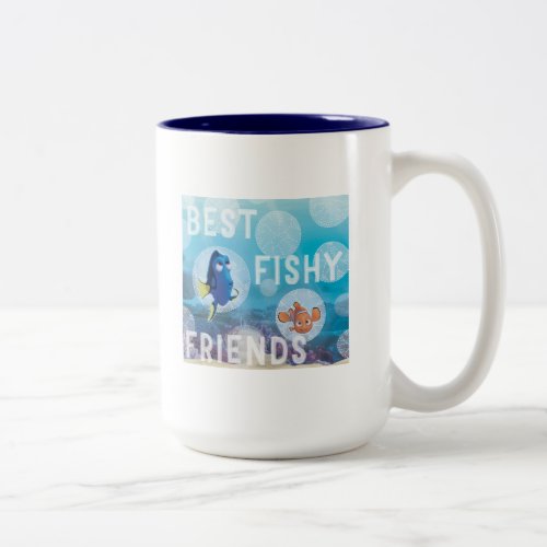 Dory  Nemo  Best Fishy Friends Two_Tone Coffee Mug