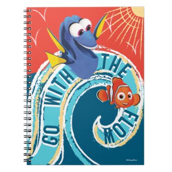 Dory & Nemo | Go With The Flow Notebook by FindingDory at Zazzle