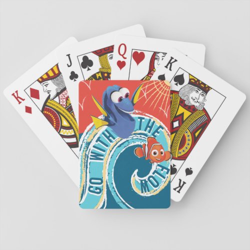 Dory  Nemo  Go with the Flow Playing Cards