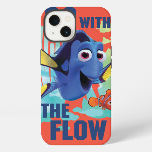 Dory & Nemo Go with the Flow Watercolor Graphic iPhone 13 Case