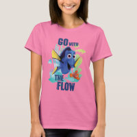 Dory & Nemo | Go with the Flow Watercolor Graphic