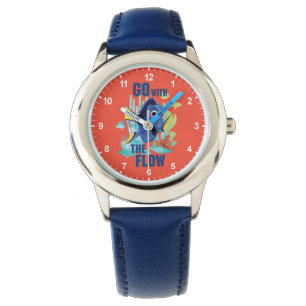Dory & Nemo   Go with the Flow Watercolor Graphic Watch