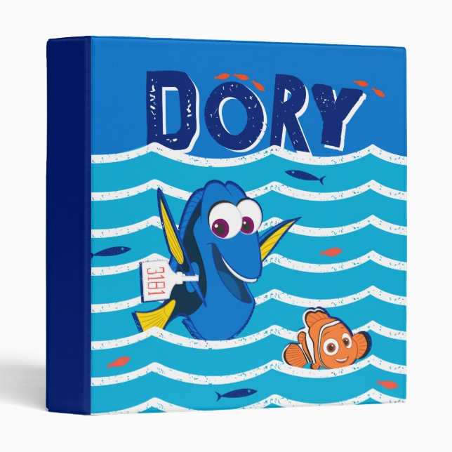 Dory & Nemo Love to Swim 3 Ring Binder (Front/Spine)