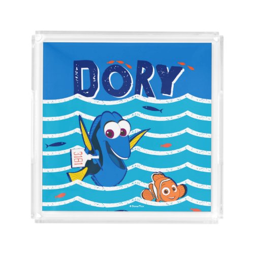 Dory  Nemo Love to Swim Acrylic Tray