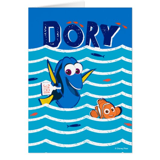 Dory & Nemo Love to Swim Cards (Front)