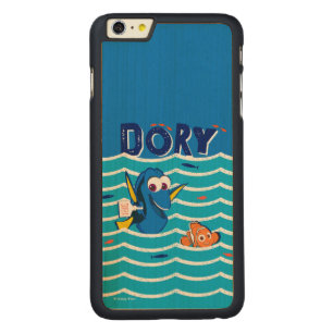 Dory & Nemo Love to Swim Carved Maple iPhone 6 Plus Slim Case