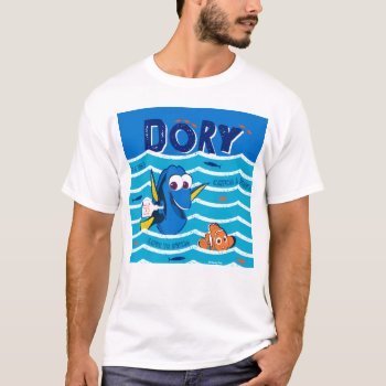 Dory & Nemo Love To Swim T-shirt by FindingDory at Zazzle