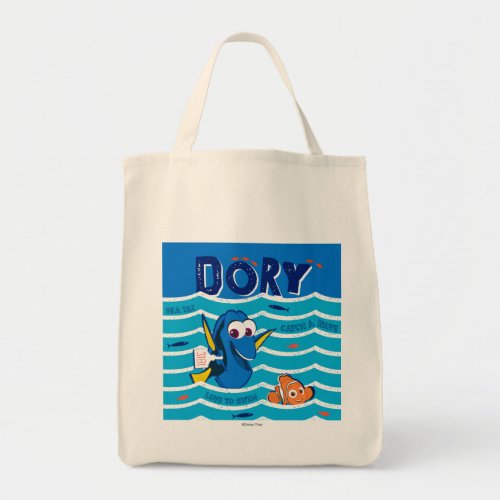 Dory  Nemo Love to Swim Tote Bag