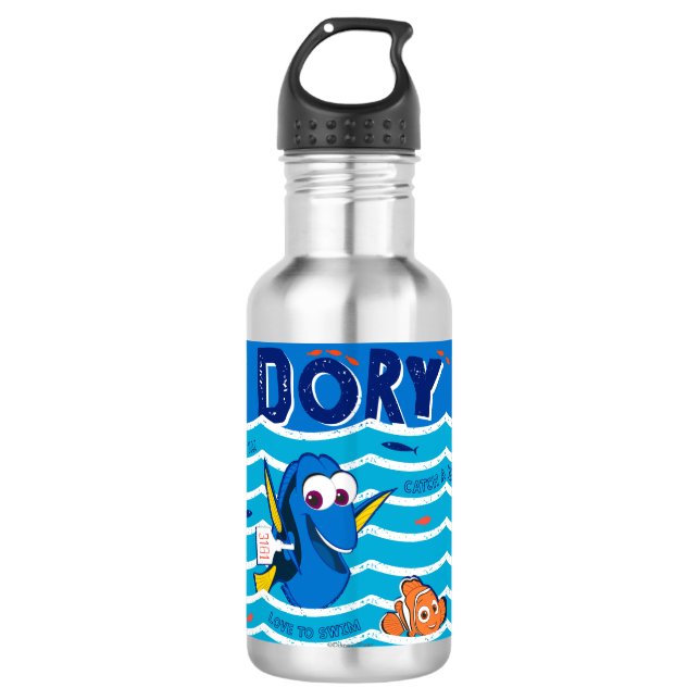Dory & Nemo Love to Swim Water Bottle (Front)