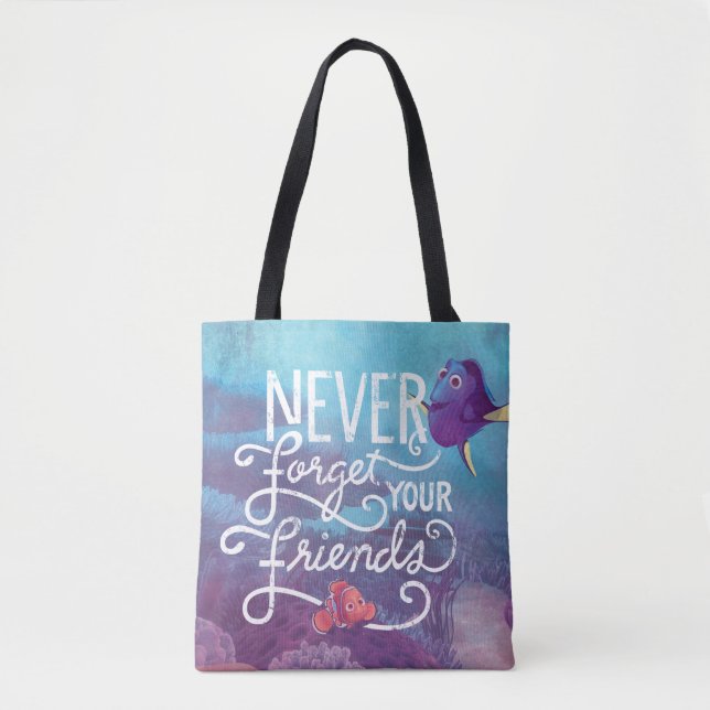 Dory & Nemo | Never Forget Your Friends Tote Bag (Front)