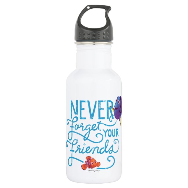 Dory & Nemo | Never Forget Your Friends Water Bottle (Front)