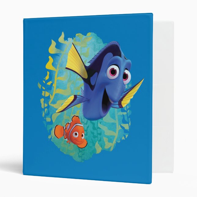 Dory & Nemo | Swim With Friends 3 Ring Binder (Front/Inside)