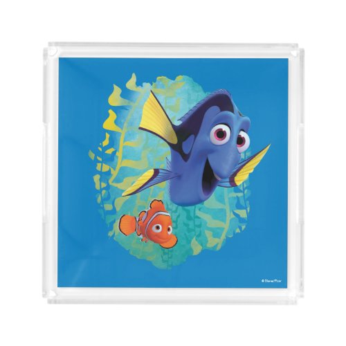 Dory  Nemo  Swim With Friends Acrylic Tray