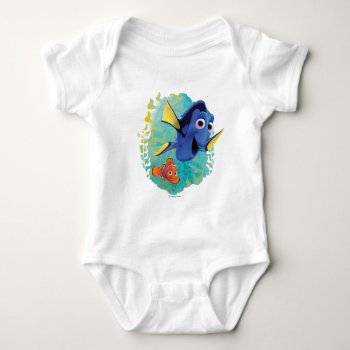 Dory & Nemo | Swim With Friends Baby Bodysuit by FindingDory at Zazzle