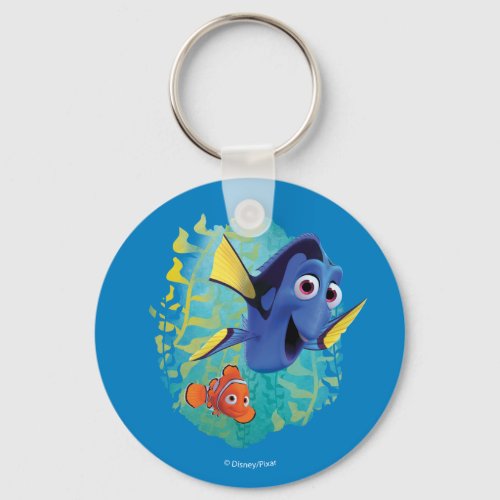 Dory  Nemo  Swim With Friends Keychain