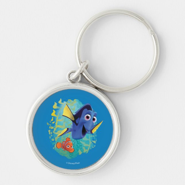Dory & Nemo | Swim With Friends Keychain (Front)