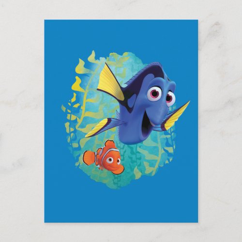 Dory  Nemo  Swim With Friends Postcard