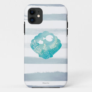 Dory & Nemo   Watercolor Shell Graphic iPhone 11 Case