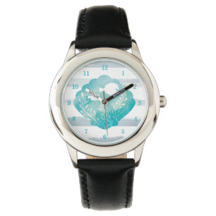 Dory & Nemo   Watercolor Shell Graphic Watch