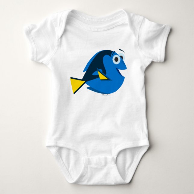 Dory | We Swim! Baby Bodysuit (Front)