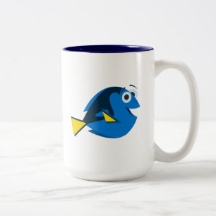 Dory   We Swim! Two-Tone Coffee Mug