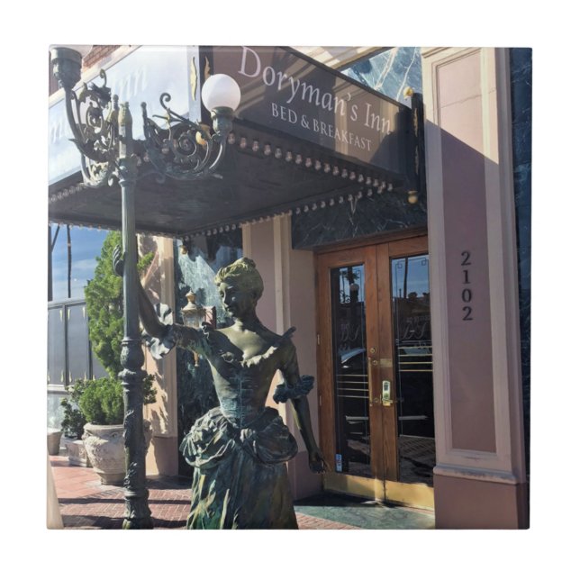 Doryman's Inn, Newport Beach, California Ceramic Tile (Front)