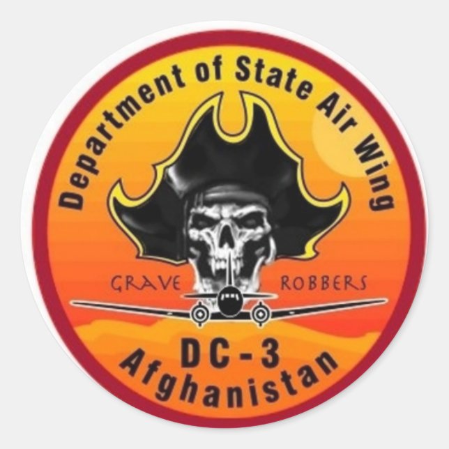 DOS AIRWING Grave Robbers Sticker (Front)