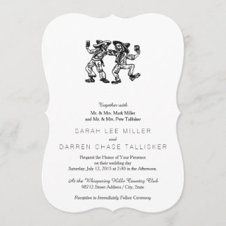 Dos Amigos Posada Calavera Invitation