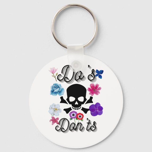 Do's and Don'ts Keychain (Front)