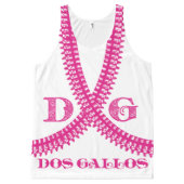 Dos Gallos Bullet Belt Tank - Hot Pink (Front)