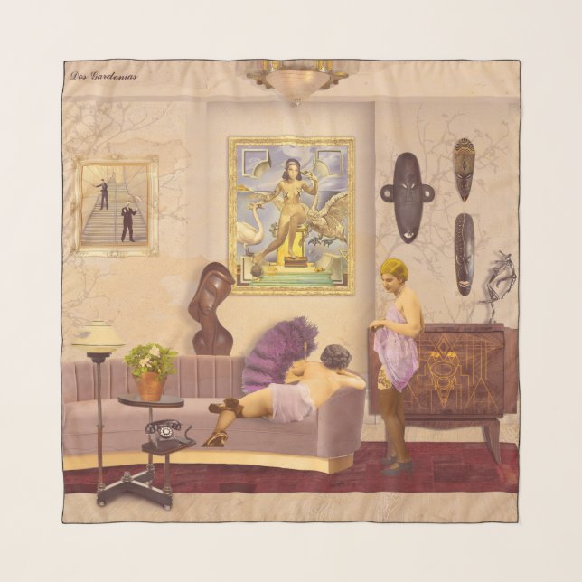 Dos Gardenias Scarf (Front)