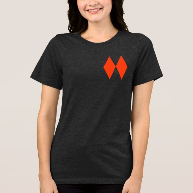 Dos rombos Tri-Blend shirt (Front)