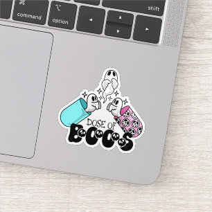 Dose of Boos Halloween Medical Sticker