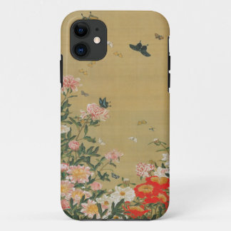 Doshoku Sai-e (1) Chinese peony and a group of but iPhone 11 Case