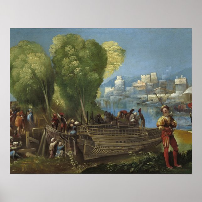 Dosso Dossi - Aeneas and Achates on the Libyan Poster (Front)