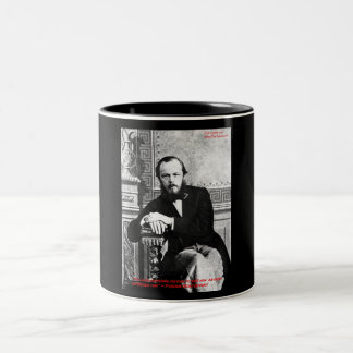 Dostoevsky "God Intended" Love Quote Gifts & Cards Two-Tone Coffee Mug