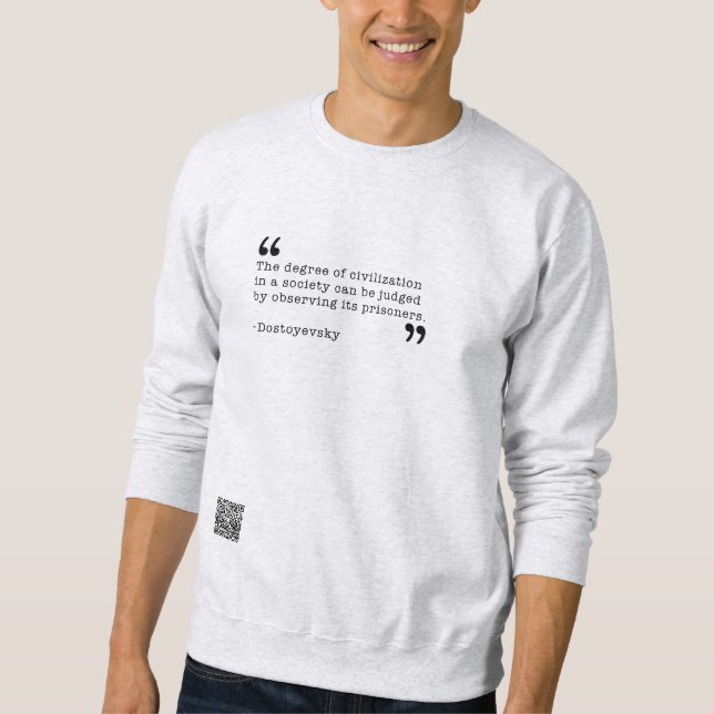 Dostoyevsky | civilization sweatshirt (Front)
