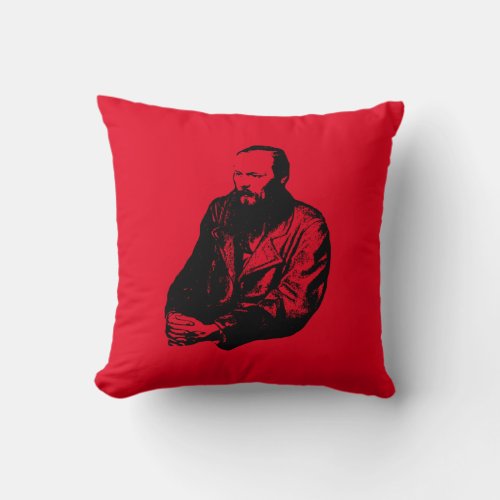 Dostoyevsky Throw Pillow