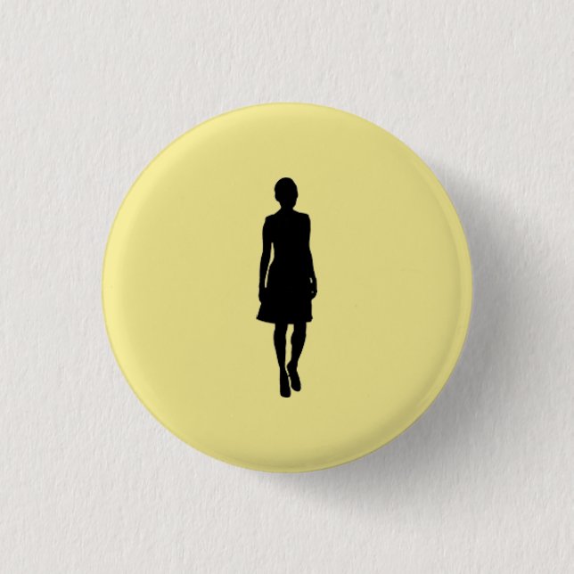 Dostoyevsky Wannabe Michelle Smooth badge Button (Front)