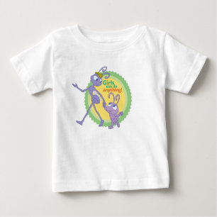 Dot and Princess Atta "Girls can do anything!" Baby T-Shirt