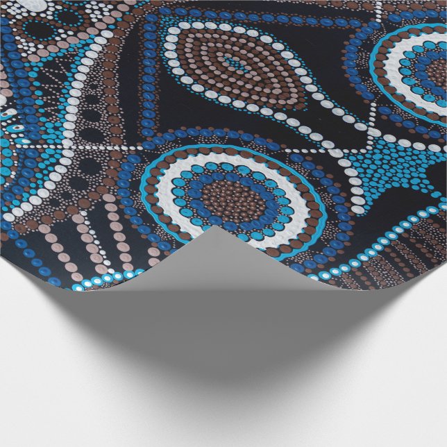 Dot Art Gift Paper (Corner)