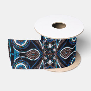 Dot Art Pattern on Ribbon