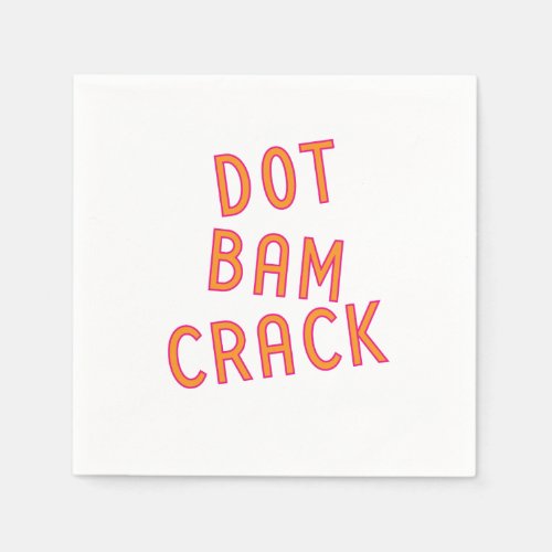 Dot Bam Crack Mahjong Paper Napkins