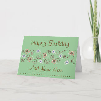 Dot Birthday Card
