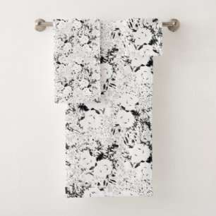 Dot, Black Cow Bath Towel Set