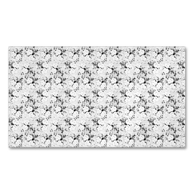 Dot, Black Cow Business Card Magnet (Front)