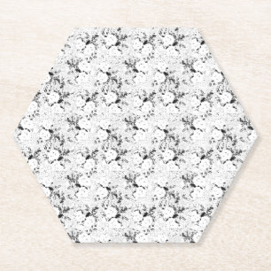 Dot, Black Cow Paper Coaster