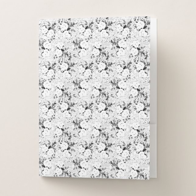 Dot, Black Cow Pocket Folder (Front)