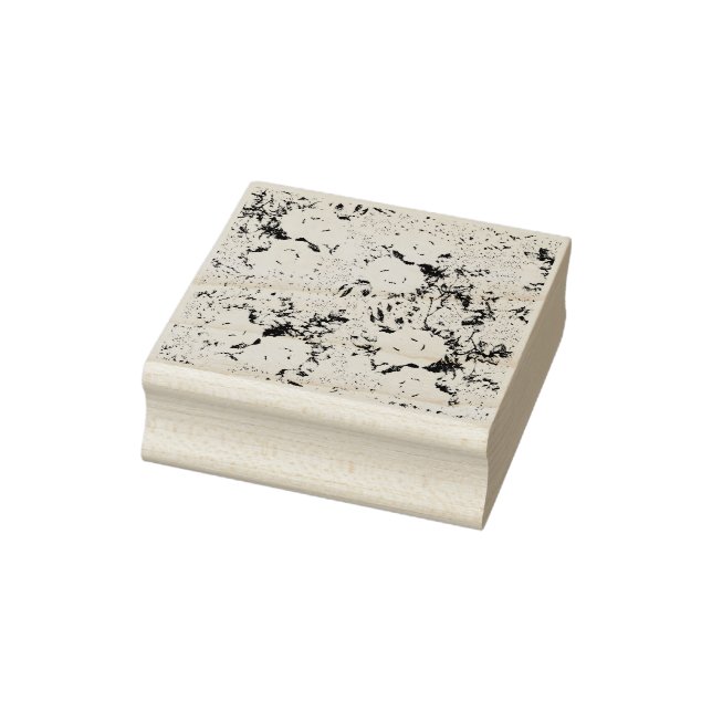 Dot, Black Cow Wood Art Stamp (Stamp)