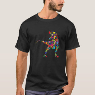 Dot Day Dinosaur Colorful Trex Dinosaur polka Dot T-Shirt